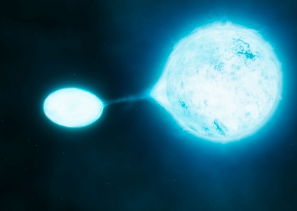 Перетекание вещества между звездами (eso.org) Перетекание вещества между звездами (eso.org)