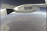 Spaceship One in flight closeup on engine.jpg